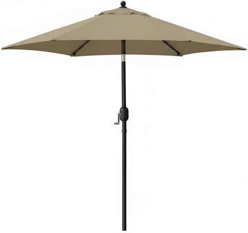 Stabiler gartenschirm khaki - gartenschirm,