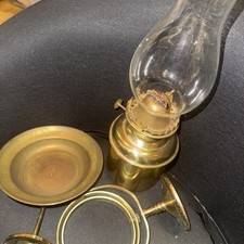 Vintage Messing Kardan Schiff Öllampe Maritim Wandlaterne mit Schirm 