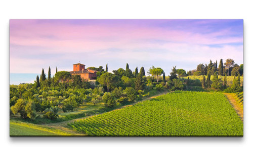 120x60cm leinwandbild toskana - 120x60cm,