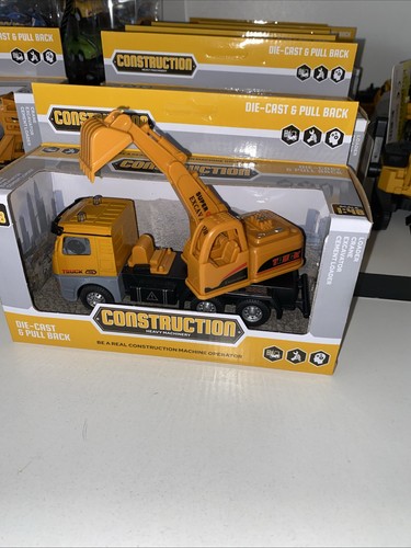 Bagger lkw die cast pull - bagger,