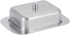 Edelstahl Butterdose mit