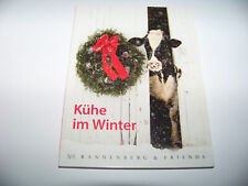 Postkartenbuch Kühe im Winter
