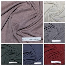 Merino Wolle Seide Stoff 70/30  60/40 Schlauchware Merinowolle  1 Kilo  11 Meter