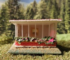 Bub H0 Holz 1243 Bahnwärterhaus Blockstelle Haus alt antik 50er Jahre