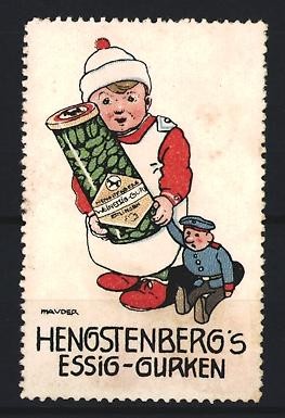Reklamemarke hengstenberg - reklamemarke,