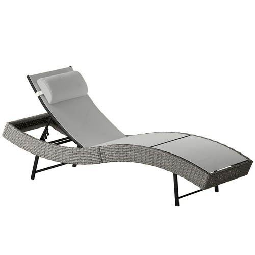 Poly rattan sonnenliege - poly,