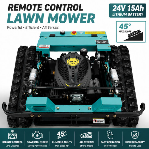 Remote control slope - remote, mower