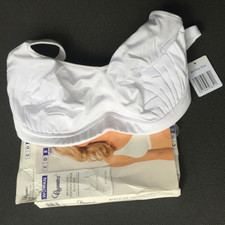 queentex Bra White unpadded