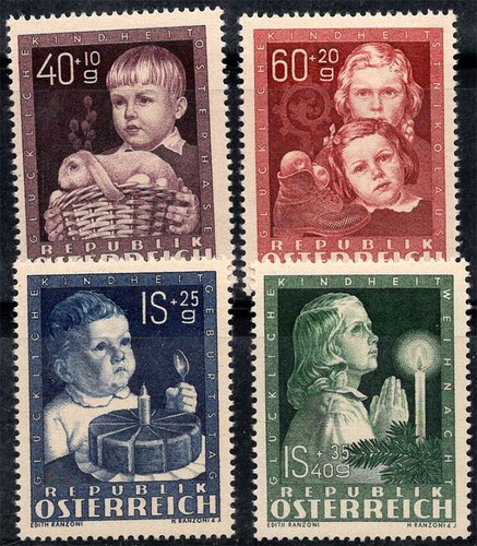 österreich 1949 929 932 - 1949, mi.