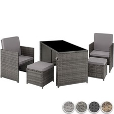 Rattan sitzgruppe tlg - rattan,