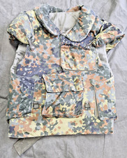 Original Bundeswehr Splitterschutzweste Flecktarn Gr. MK Bw Aramid Schutzweste