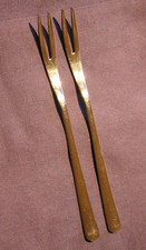 Besteck Vorlegegabel Aufschnittgabel Marke Tischfein Crominox rostfrei 2 Stück