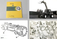 John Deere 4400 4500 Teleskoplader Betriebsanleitung 1995 Wartung Pflege