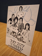 Band Bay City Rollers Printed Autograph / Postkarte mit gedruckten Autogrammen