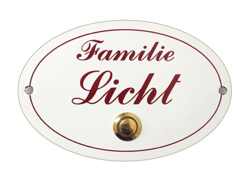 Emaille-Klingel-Namensschild-1