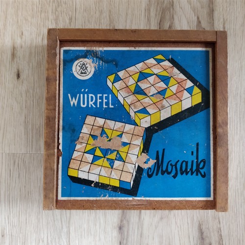 Vintage wurfel mosaik teile - vintage,