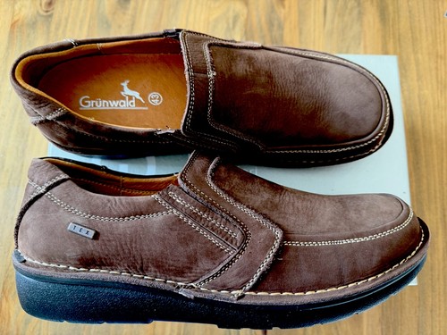 Herren slipper nubukleder - 43,