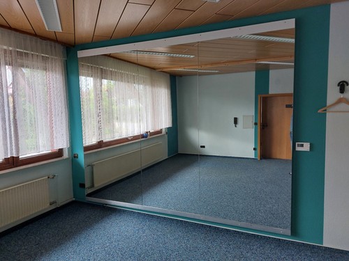 Großer spiegel auf mdf - spiegel,