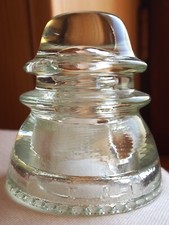 Hochspannungsisolator Glas: 1 E.S.A.  Spanien - Sammlerstück