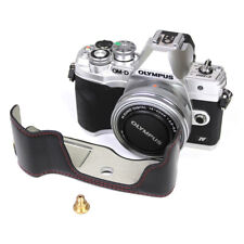 Halbschale Kameratasche Olympus EM-10 IV Tasche Etui Kunstleder schwarz CC1170a