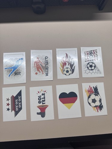 Edeka dfb tattoo satz mit - mit, 8