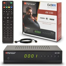 Opticum AX150 HDTV HD Digitaler SAT Receiver HDMI Kabel DVB-S2 USB  PVR Aufnahme