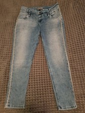 ?Tredy-Jeans-Blue-GR. 42-Ungetragen-mit Glitzerband an der Seite-?