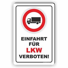 Einfahrt für lkw verboten - lkw,
