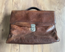PREISWERT - Alte hochwertige handgemachte Akten-/Handtasche Leder von Paul Ott