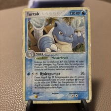 Turtok Pokemon Karte Deutsch 14/100 EX Crystal Guardians