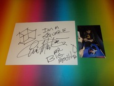 Eric Martin Mr. Big  Zeichnung + Autogramm signiert signed Briefkarte in person