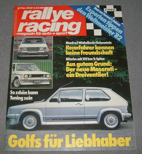 Rallye racing 1982 golf - rallye,