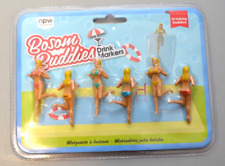 NPW Bosom Buddies Glasmarker Markierer am Glasrand 6er-Set Neu