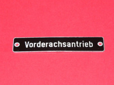 STEYR PUCH ★ Haflinger Pinzgauer ★ Vorderachsantrieb ★Hinweisschild/Typenschild