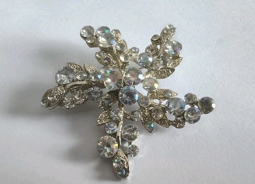 Vintage brosche blumenform - brosche,