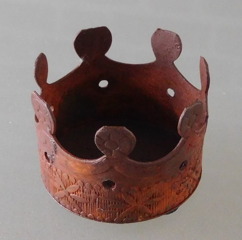 Teelichthalter krone mit - teelichthalter,