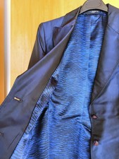 Seidenblazer, dunkelblau