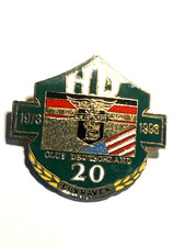 Brosche Button Harley Davidson