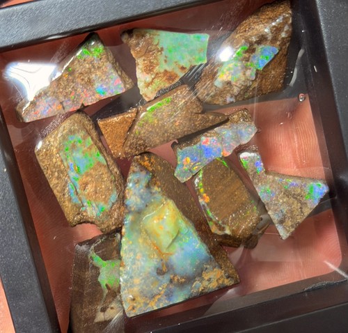 Boulder gem opal rub - boulder,
