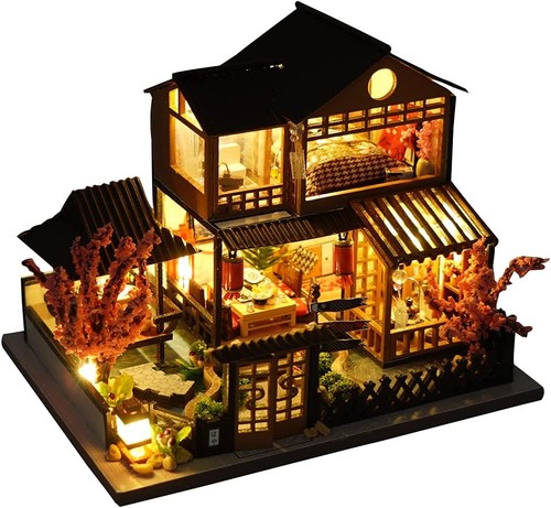Miniatur villa holz - 3d,