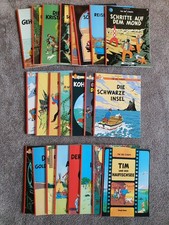 Tim & Struppi Carlsen Verlag 1990-1991 komplett 23 Bände Hergé