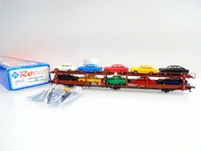 Roco H0 46630 Autotransportwagen mit 10 PKW´s der DB in OVP BH1311