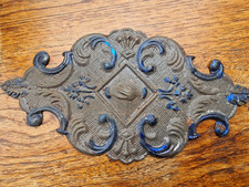 alte Rosette Türschild antik