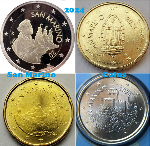 San marino münzset 2024 - marino,