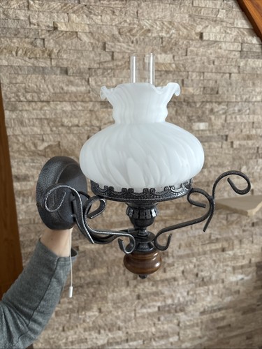 Rustikale vintage wandlampe - vintage,