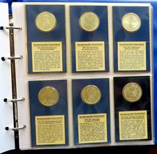 2 x Album mit 5 DM PP Silber und Numisbriefe insgs. 63 x 5 DM.