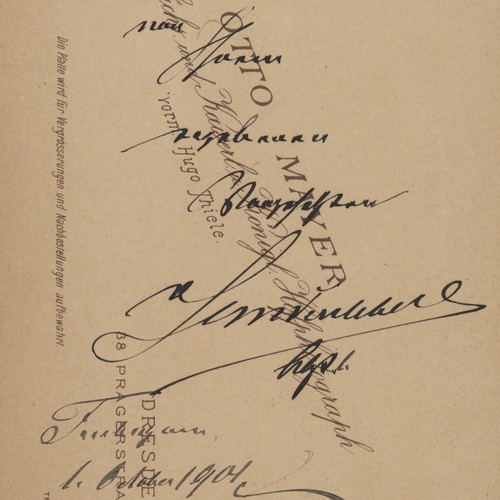 Autograph von sandersleben - autograph,