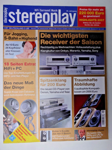 Stereoplay cabasse la - stereoplay, 1/07,cabasse