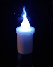 1 x LED Grablicht Kerzen Weiss