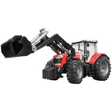 Bruder 03047 - Traktor Massey Ferguson 7624 mit Frontlader 1:16 Landfahrzeug